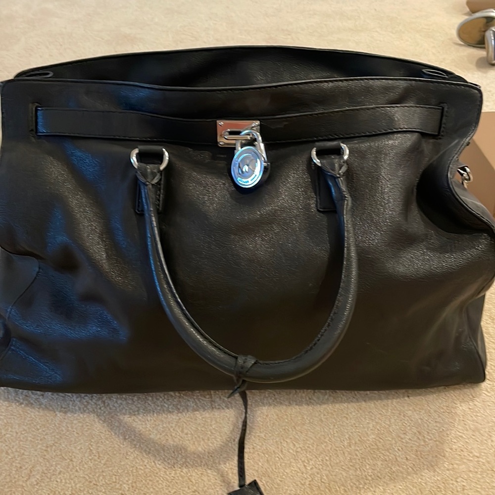 Michael Kors leather weekender